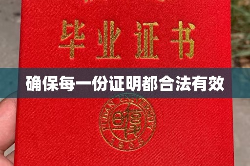 麻章确保每一份证明都合法有效