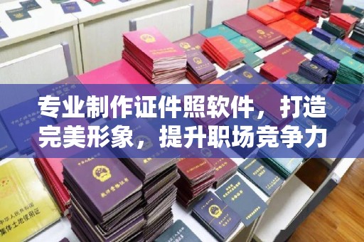 麻章专业制作证件照软件，打造完美形象，提升职场竞争力