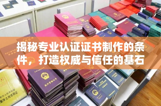麻章揭秘专业认证证书制作的条件，打造权威与信任的基石