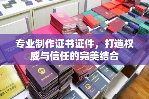 麻章专业制作证书证件，打造权威与信任的完美结合