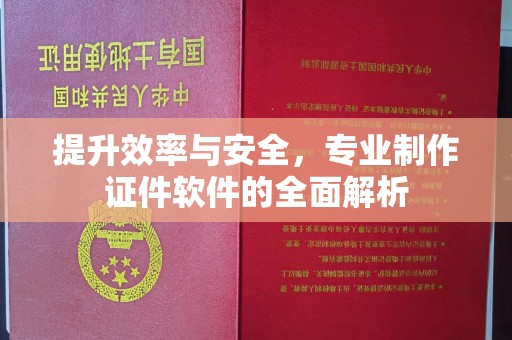 麻章提升效率与安全，专业制作证件软件的全面解析