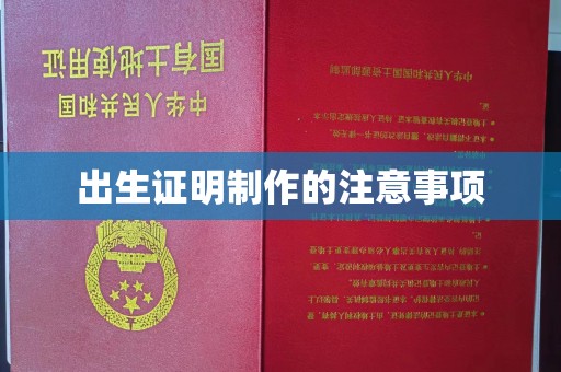 麻章出生证明制作的注意事项
