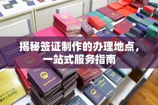麻章揭秘签证制作的办理地点，一站式服务指南
