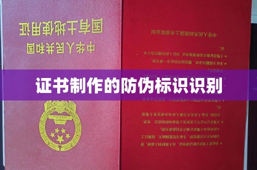 麻章证书制作的防伪标识识别