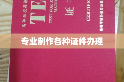 麻章专业制作各种证件办理