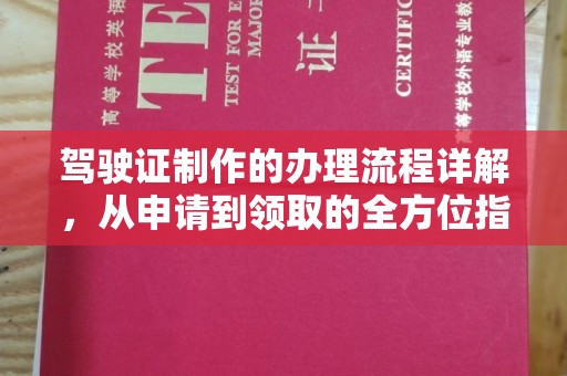 麻章驾驶证制作的办理流程详解，从申请到领取的全方位指南