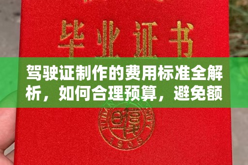 麻章驾驶证制作的费用标准全解析，如何合理预算，避免额外支出